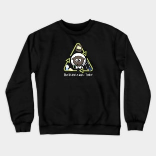 Sheep The Ultimate Multi - Tasker  Sustainable Farming Funny  Permaculture Cute Animal Crewneck Sweatshirt